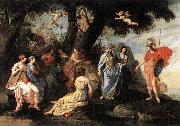 Joseph Stella Minerva and the Muses oil on canvas